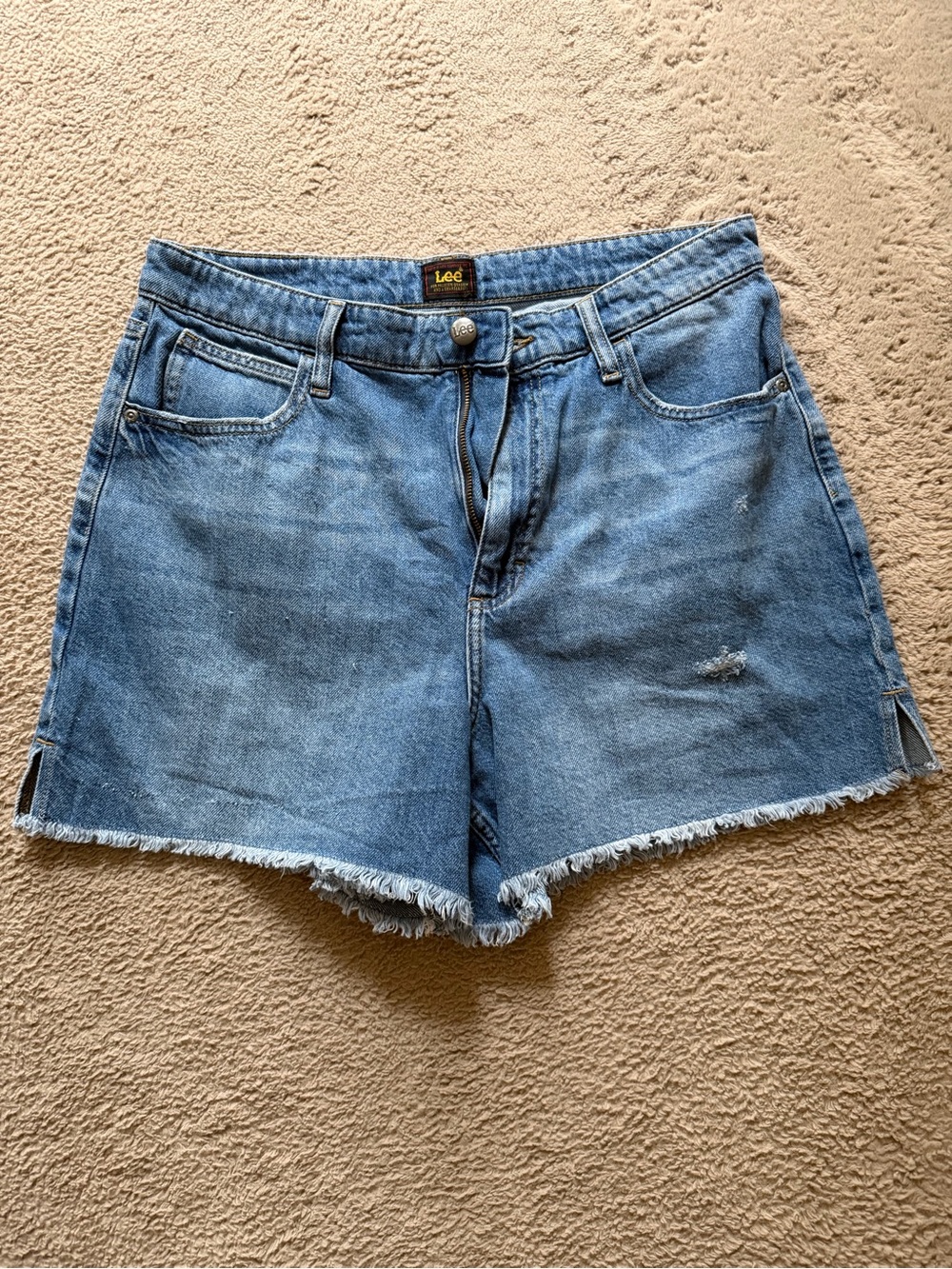 Lee Classic Blue Jean Shorts Women's Size 12 Medium Super Cute!